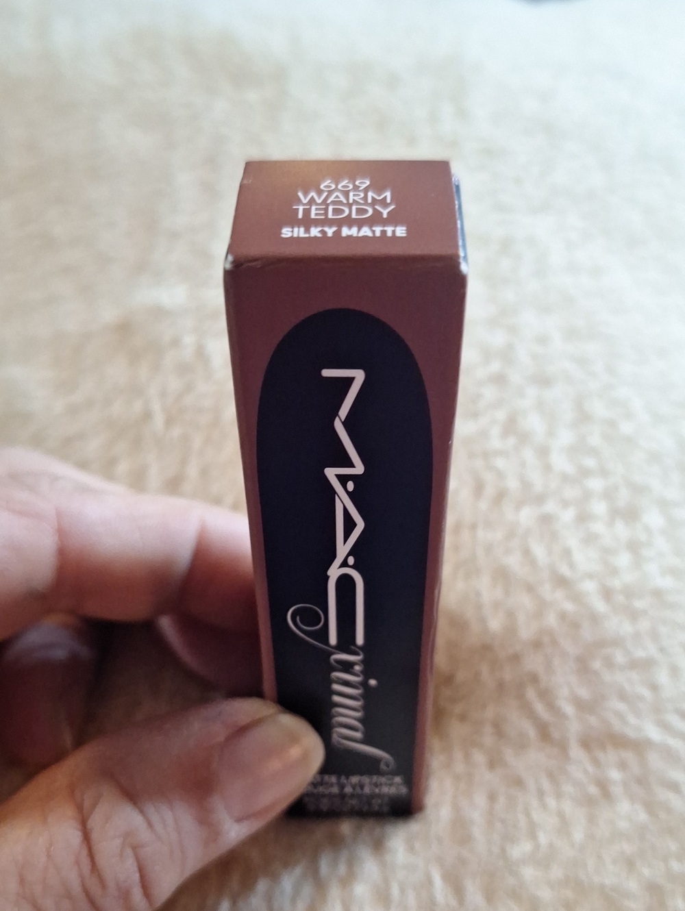 M.A.C. Warm Teddy Silky Matte Lipstick - Deep Brown